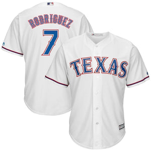 Ivan Rodriguez Texas Rangers Majestic Home Official Cool Base Player Jersey - White