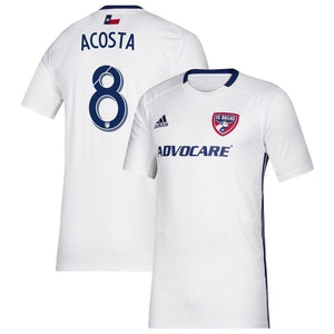 Bryan Acosta FC Dallas 2019 Secondary Player Jersey – White