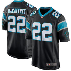 Christian McCaffrey Carolina Panthers American football jersey