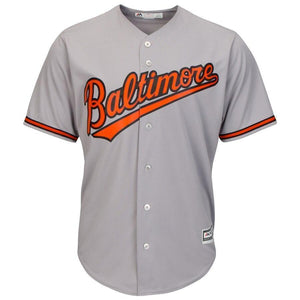 Baltimore Orioles Majestic Official Cool Base Jersey - Gray