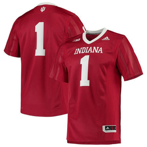 Indiana Hoosiers adidas Team Premier Football Jersey - Crimson